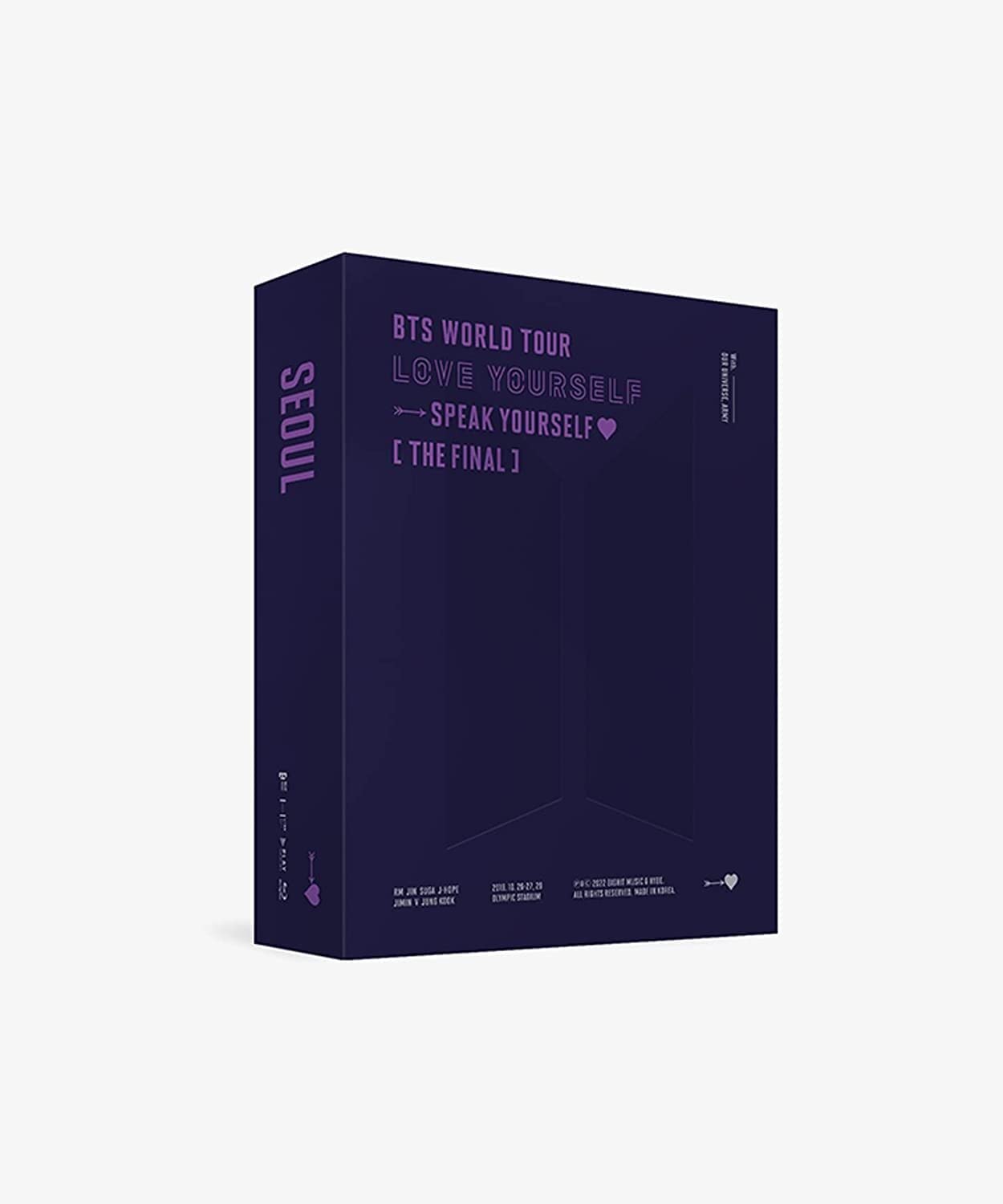 

BTS WORLD TOUR YOURSELF SPEAK ‘LOVE YOURSELF’ [THE FINAL] Blu-ray (Korean edition)