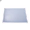 Craft Tray Plate Fruit Bowl Silicone Square Rectangle Shape Resin Mold DIY Tool