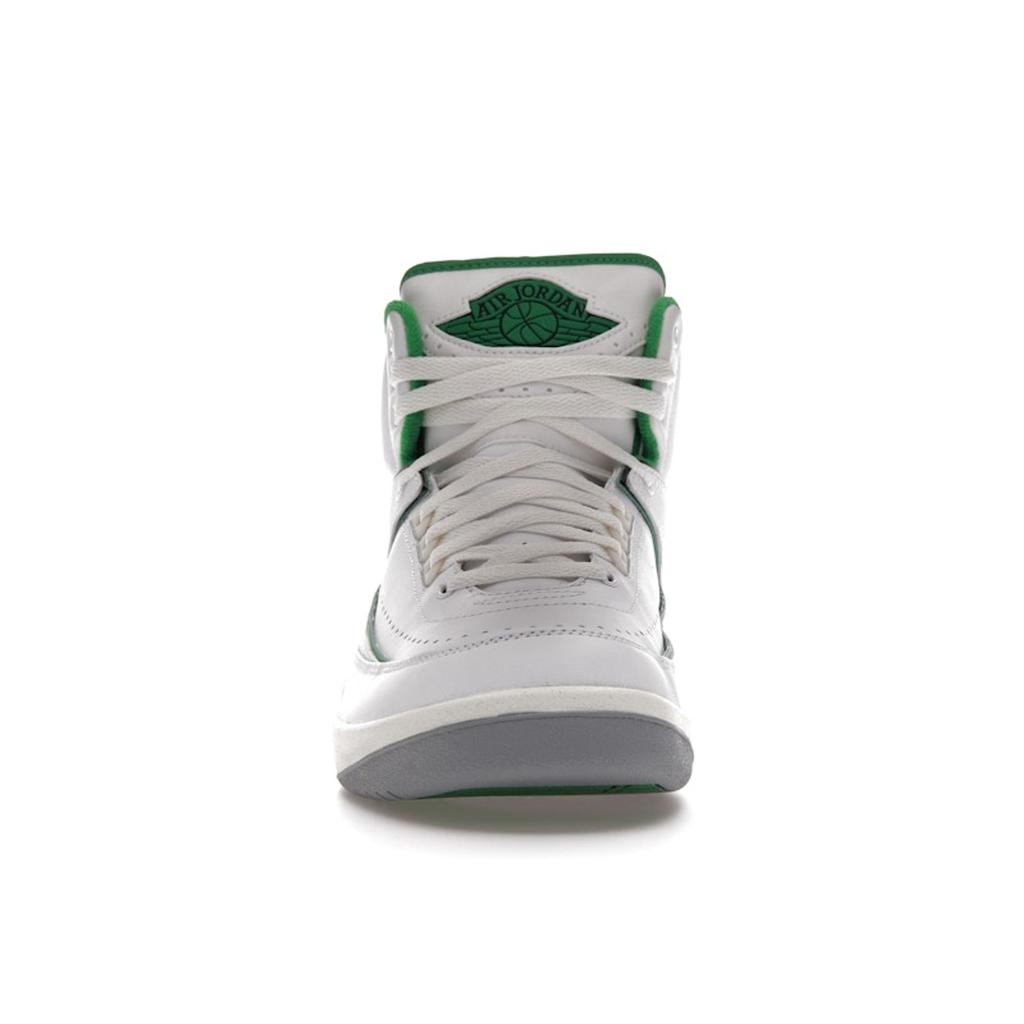 Air Jordan 2 Retro Lucky Green Men Sneakers White Sail Light-Steel-Grey DR8884-103