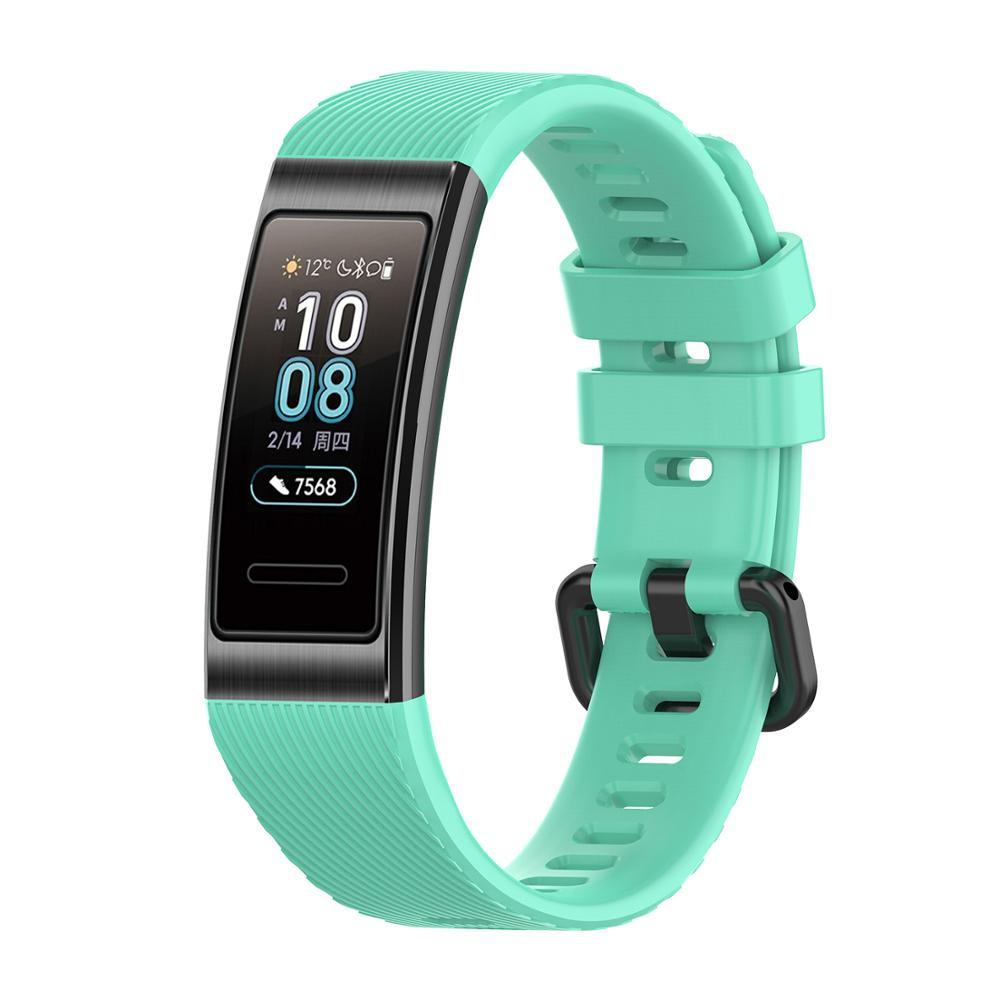 

Для Huawei Band 4 Pro Годинник Ремінець на зап ястя Для Huawei Band 3/3 Pro Спортивний ремінець 4 pro TER -B29S м ята зелений колір