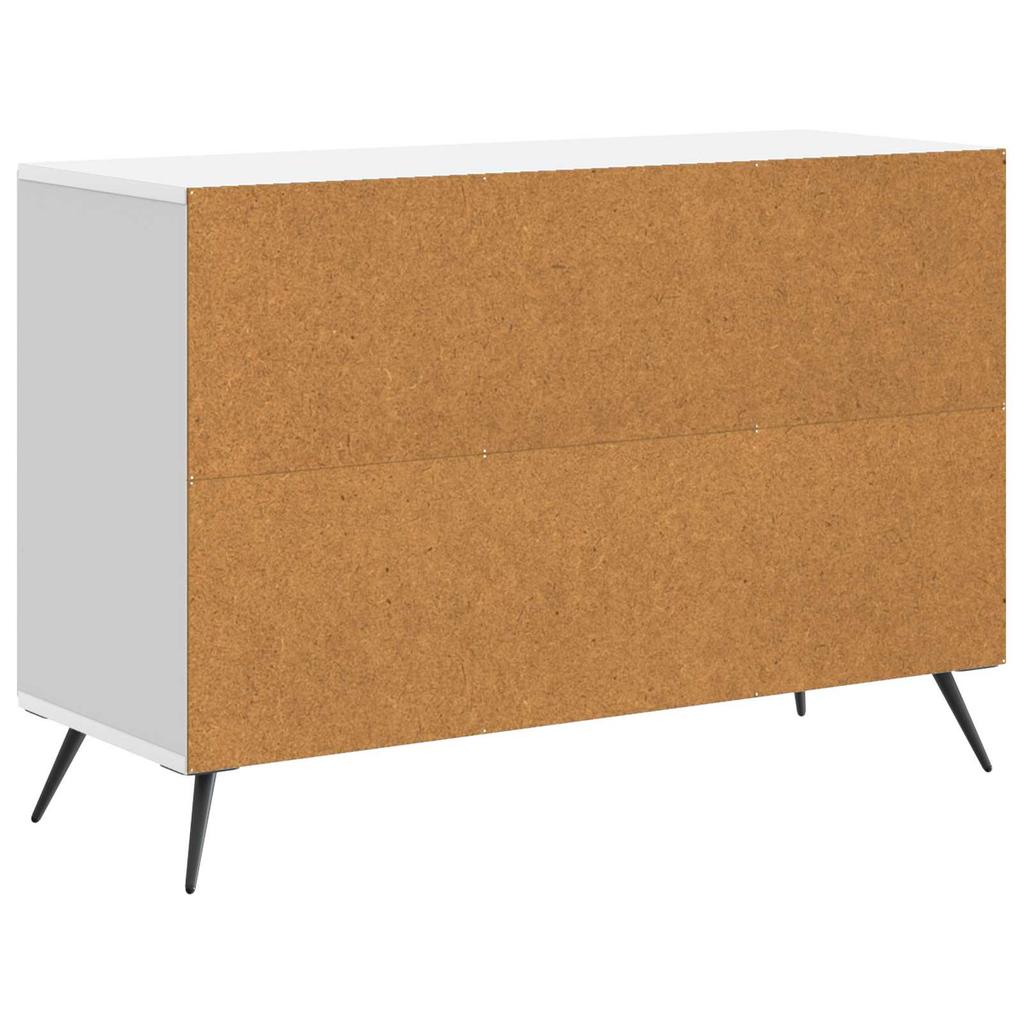 Sideboard with Drawers White 89 x 34.5 x 60 cm Engineered Wood
