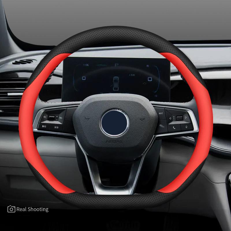 Auto Car Steering Wheel Cover Wrap For BYD Qin Plus Dmi EV 2026 2026 2026  2026 Ultra Thin Anti-slip Sweat Proof Steering-Wheel