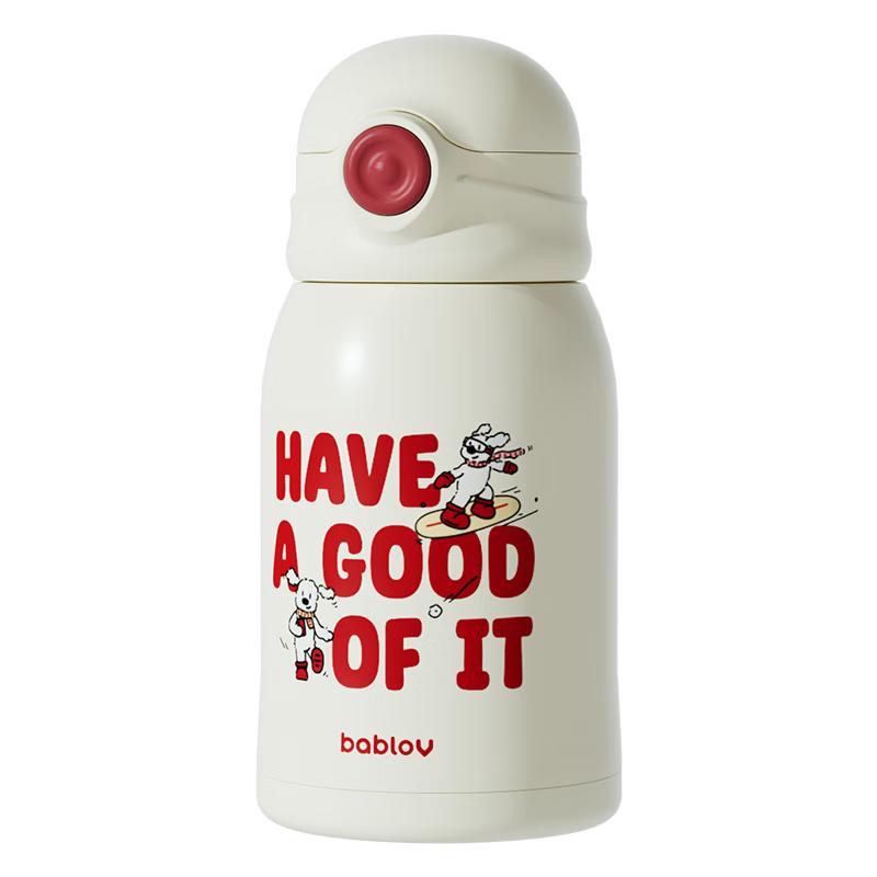 BabloV Kids 316 Stainless Steel Insulated Straw Water Bottle