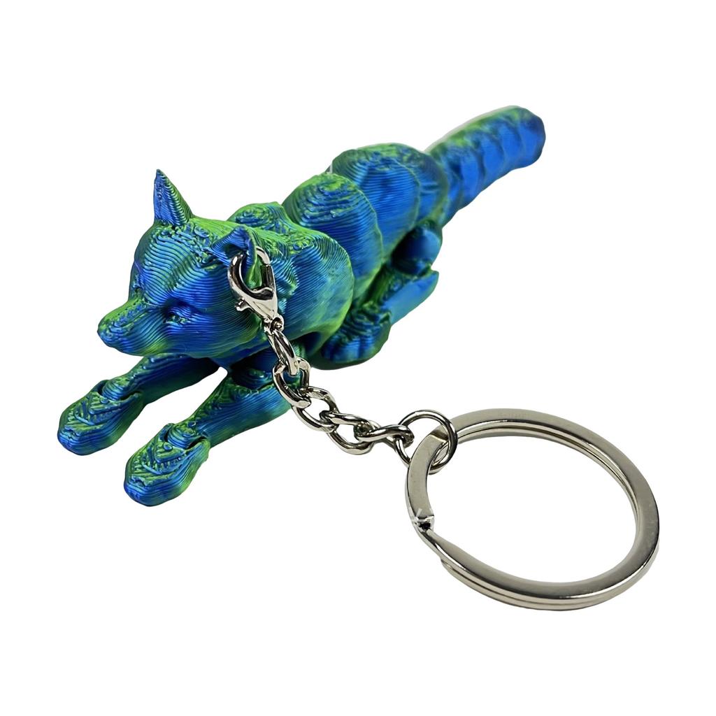 Fashionable Husky Shaped 3D Keychain Craft from Plastic Materials Portable and Sturdy Convenient for Unique Decoration