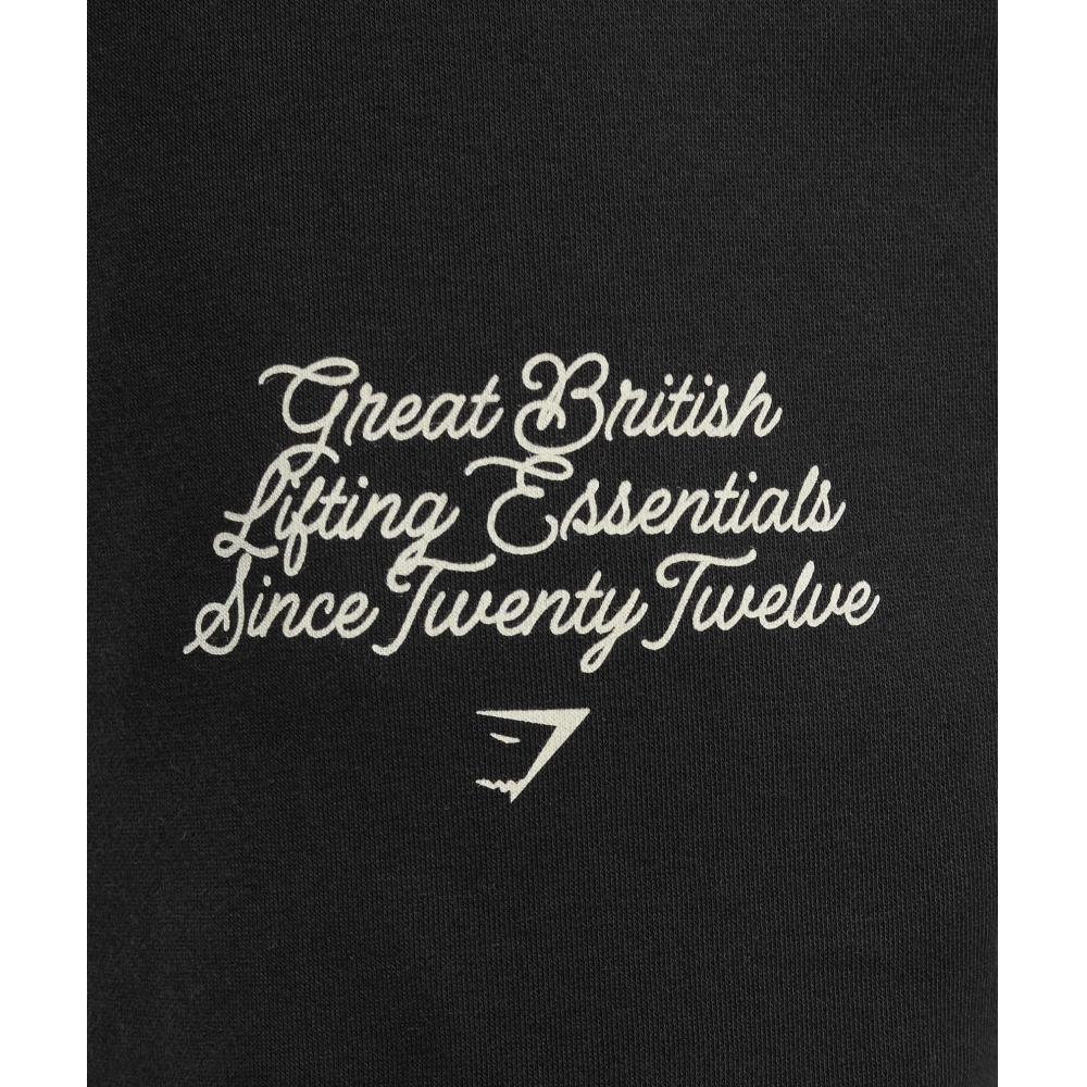 Gymshark Varsity Straight Leg Joggers Black A2c6b Bb2j