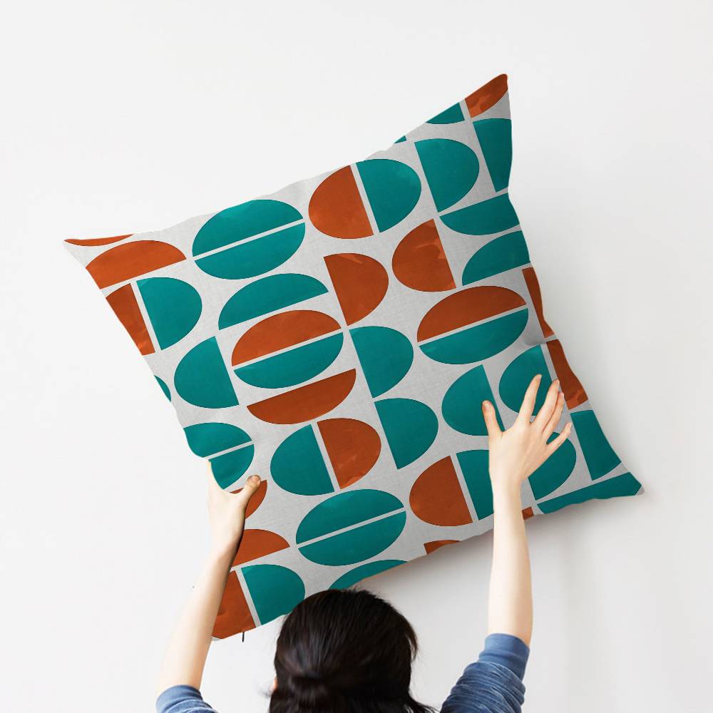 Abstract B-Bauhaus Geometry Cushion Cover Car Throw Pillow Case For Sofa Car Christmas Gift 40X40Cm 45X45Cm