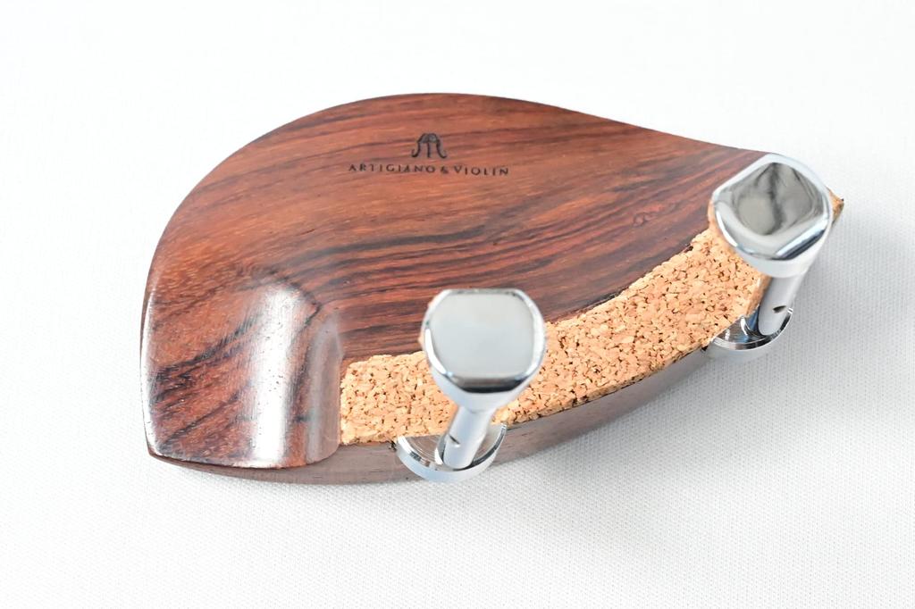 ARTIGIANO&VIOLIN Violin Chin Rest, Rosewood (Hill Clamp, Teca Type)