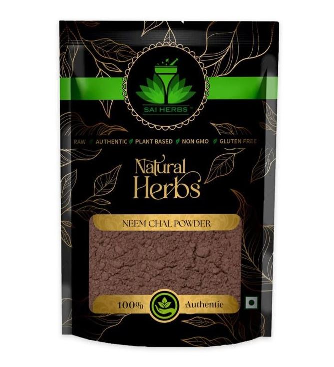 SAI HERBS Порошок из коры нима - Чистый и натуральный (100 г)