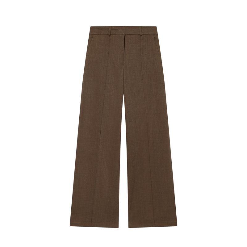 Winter 2025 European & American High-Waisted Casual Women s Trousers S