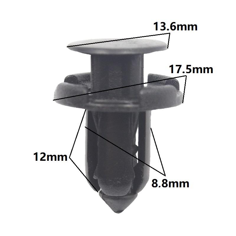 Kkjoy Plastic Car Rivet Clips Mixed Fasteners Trim Panel Accessories Suit for Various Cars