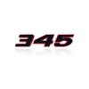 1Pc Metal 3D Car Sticker 392 345 6.4L Emblem Car Fender Side Sticker Rear Trunk Bumper Tail Sticker For Hemi Charger Challenge