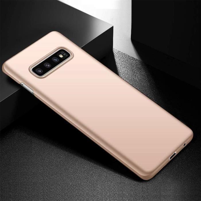 Coque de Protection - PROSHOP - Souple - Doré - Silicone Ultra-mince - Pour Samsung Galaxy S10 Plus