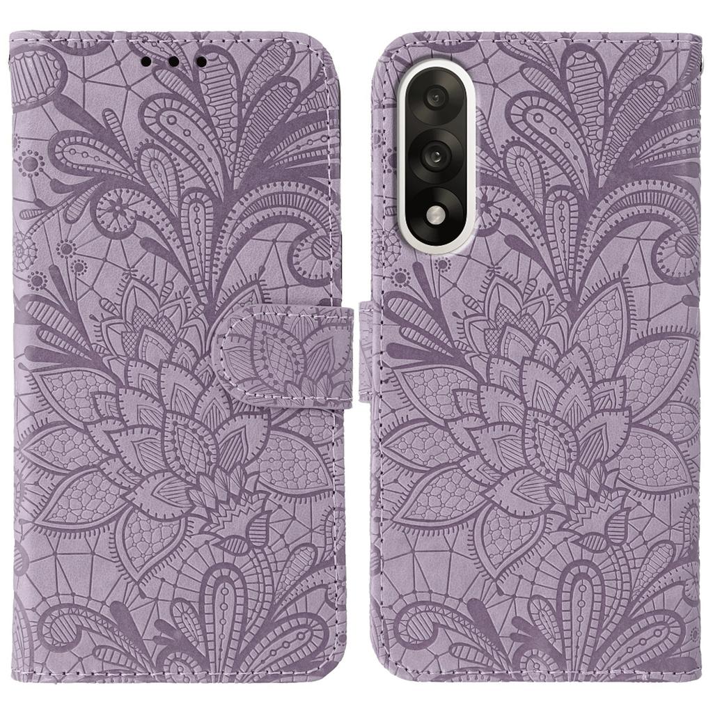 For OnePlus Ace 5 Ultra 5G/Nord 5 5G Case Lace Flowers PU Leather Flip Wallet Phone Cover