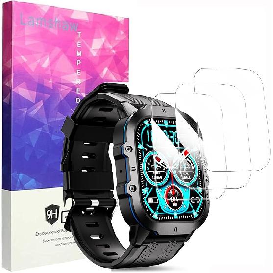 

Совместимый для OUKITEL BT20 Защитная пленка для экрана, [3 шт.] 9H Защитная пленка из закаленного стекла Совместимая для OUKITEL BT20 1,96 дюйма Военный Смарт 3 Pack