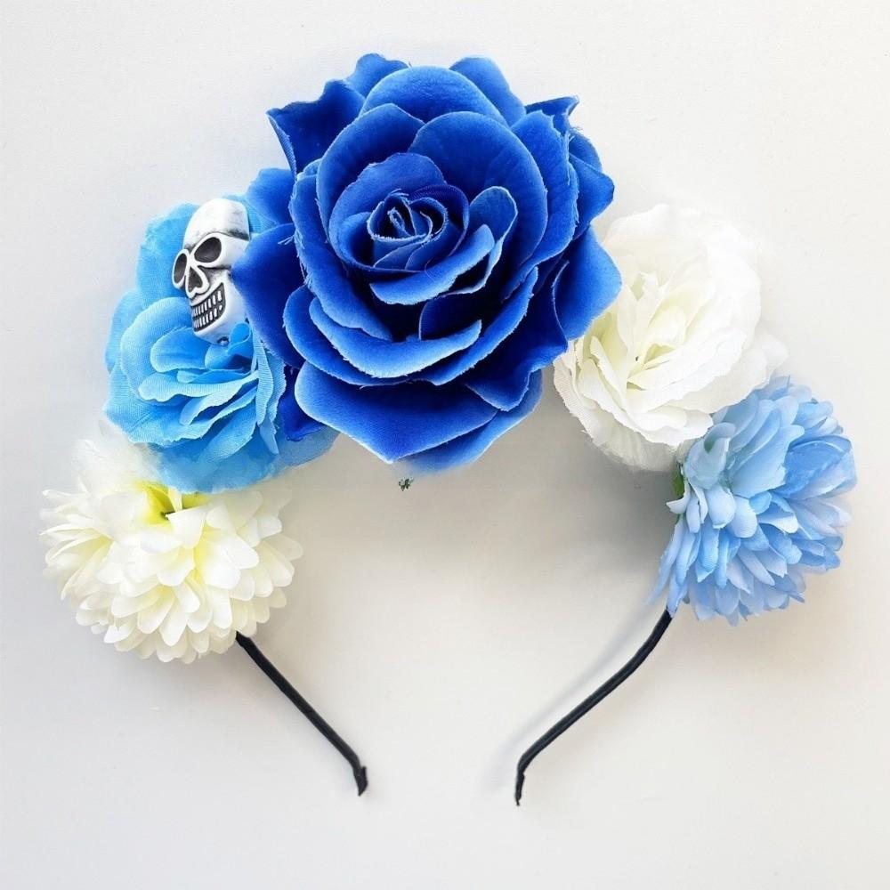Ghost Claw Halloween Headband Plastic Party Headpiece Rose Flower Crown  Halloween Party Cosplay
