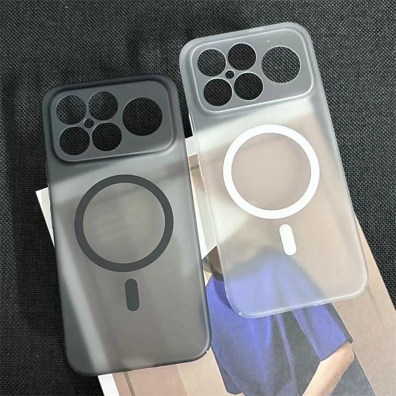 For Xiaomi Poco F8 Ultra F8 Pro Case Matte UltraThin PC For Magsafe Magnetic Protect Phone Cover For Poco F8 Ultra Shell Bumper