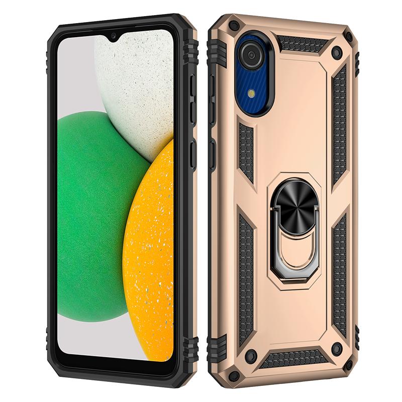 For Samsung A03 Core Case Shockproof Armor Magnetic Car Ring Stand Phone Case For Samsung Galaxy A03 Core 2021 A032F Back Cover