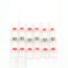 50pc 4 Sizes Solder Sleeve Heat Shrink Butt Wire Splice Tube Terminal Connectors