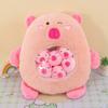 Capybara Plush Snack Bag Zipper Design Toy with 46087 Soft Stuffed Pad with Mini Capybara Dolls