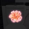 Glowing Peach Blossom Toilet Sticker Self-Adhesive Removable Wall Sticker For Bedroom/Fridge/Toilet Home Aesthetics
