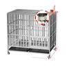Foldable Stainless Steel Dog Cage for Medium/Large Breeds
