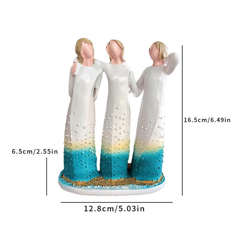 

Три женских украшения из смолы Креативные подарки для домашнего рабочего стола Украшения для спальни Фестиваль Памятные подарки