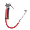 Manomètre de gonflage robuste de 10 à 120 PSI à baïonnette avec tuyau et mandrin « direct » pour compresseurs d'air pour pneus