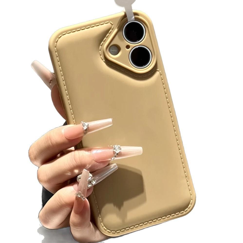 Autumn and winter high value drum bag for Apple 16/17 mobile phone case iPhone 15 candy air cushion 14 fine hole all-inclusive