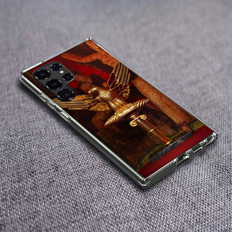 

SPQR Roman Imperial Legionv Phone Case For Samsung Galaxy S24 S23 S21 S20 FE S22 S26 Ultra S25 Edge S10 Plus Cover Clear TPU Cap Samsung S22 Plus