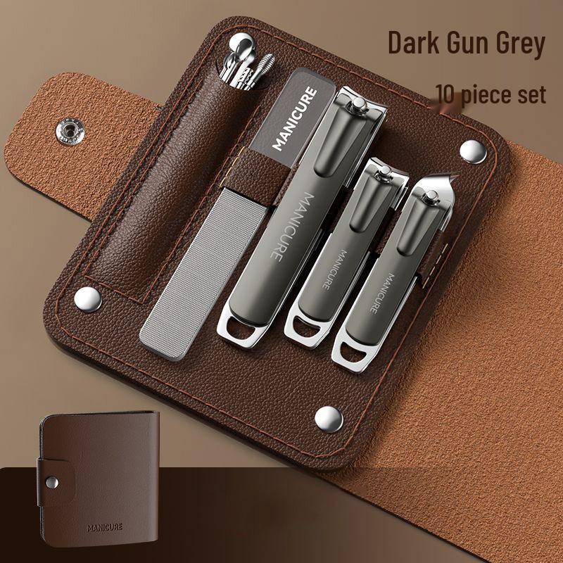 High-End Stainless Steel Nail Clippers & Pedicure Set for Adults