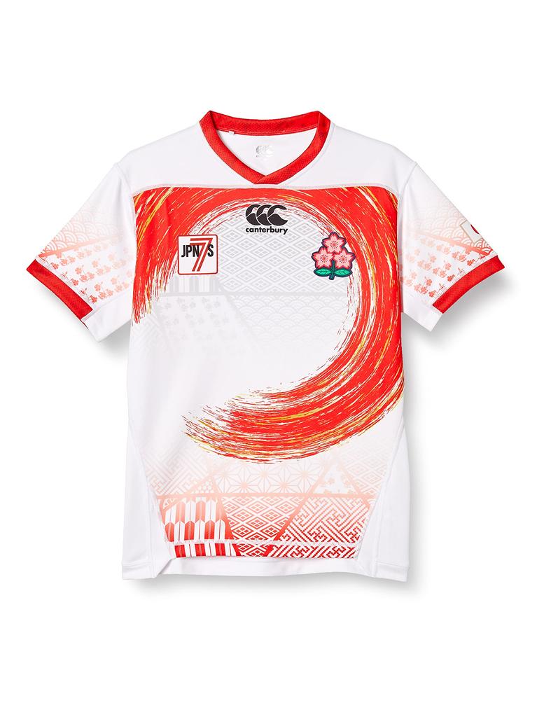 Canterbury Sevens Replica Home Jersey, Men's, White, Size 3L (Equivalent To Japanese Size 3L) [Parallel Import]