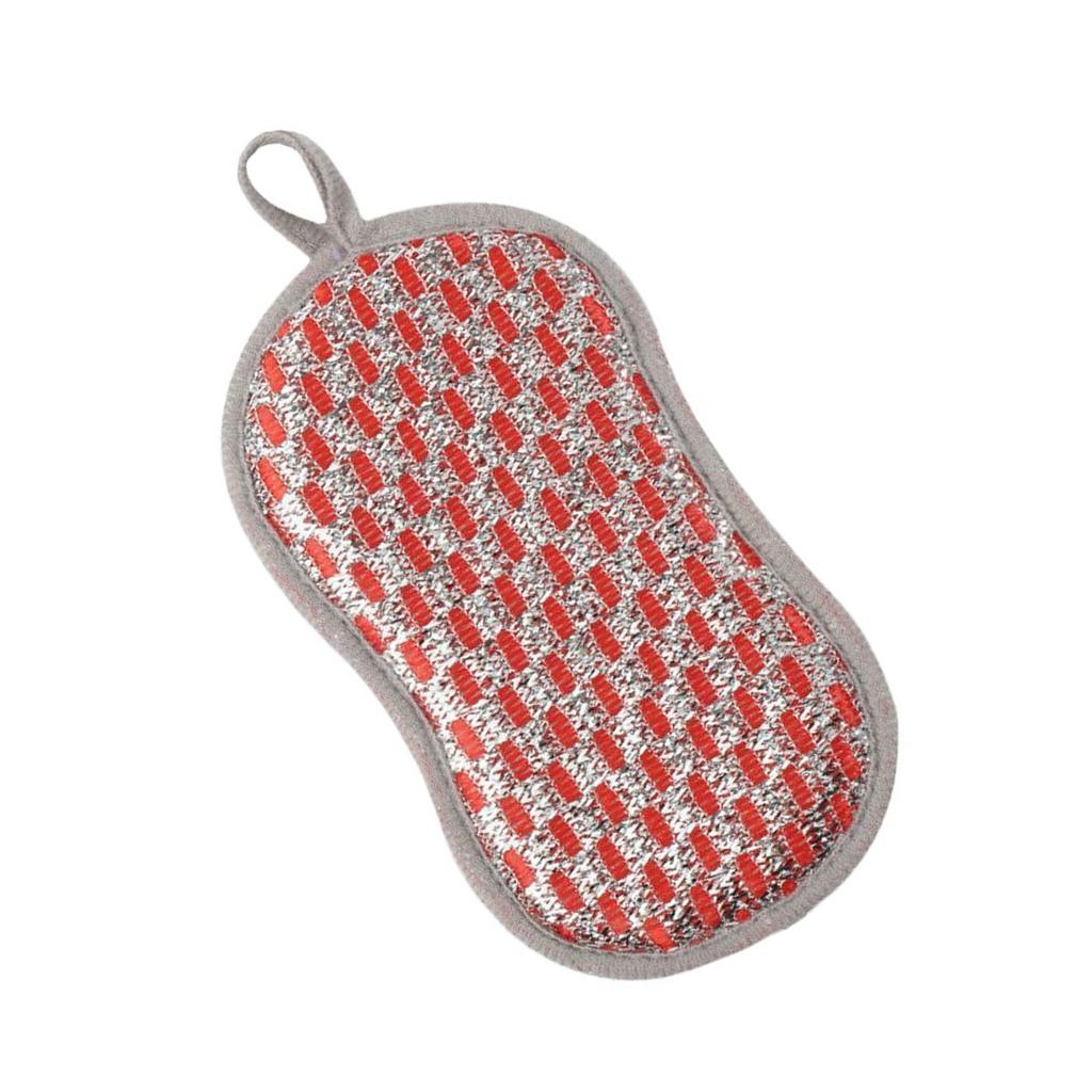 Dual Sided Scrub Sponge Multi Purpose Non Damage for Home Kitchen Reusable Dishwashing
