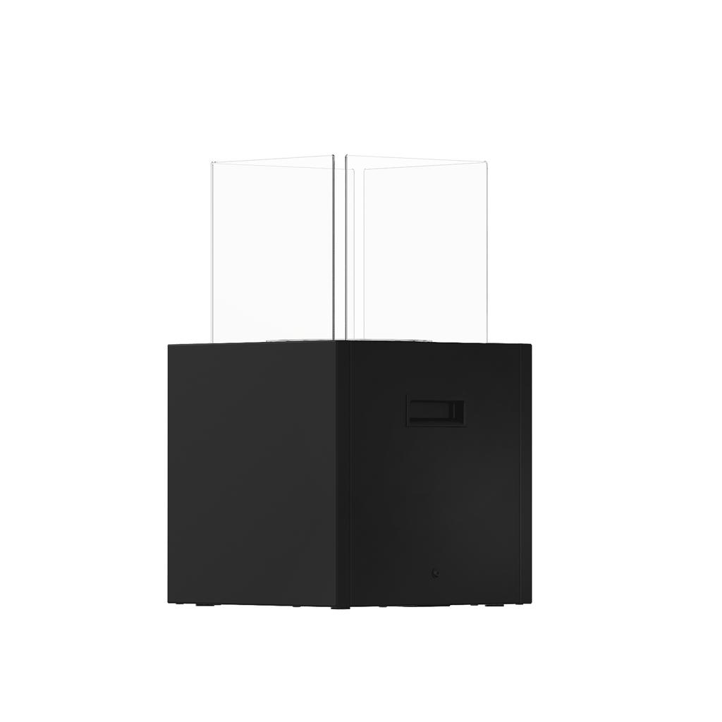 Freestanding bioethanol fireplace TOWER MINI black