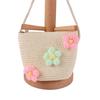 Influencer Princess Style Handmade Woven Straw Crossbody Bag - Girl's Beach Backpack