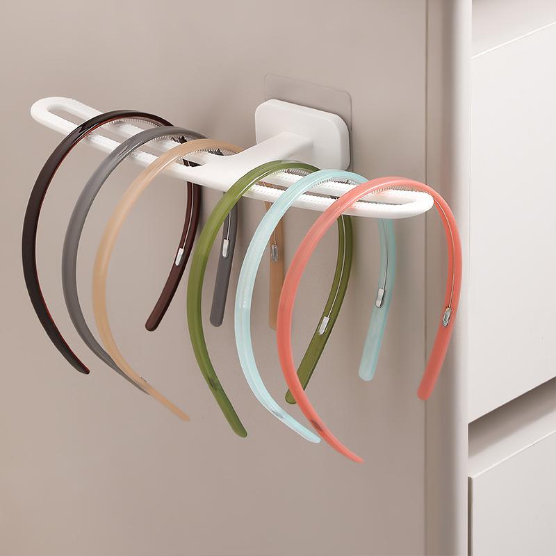Non-marking Wall-mounted Hair Bands Hangers Hair Bands Hair Clips Head Rope Jewelry Organizer Household Multifunctional Organizer