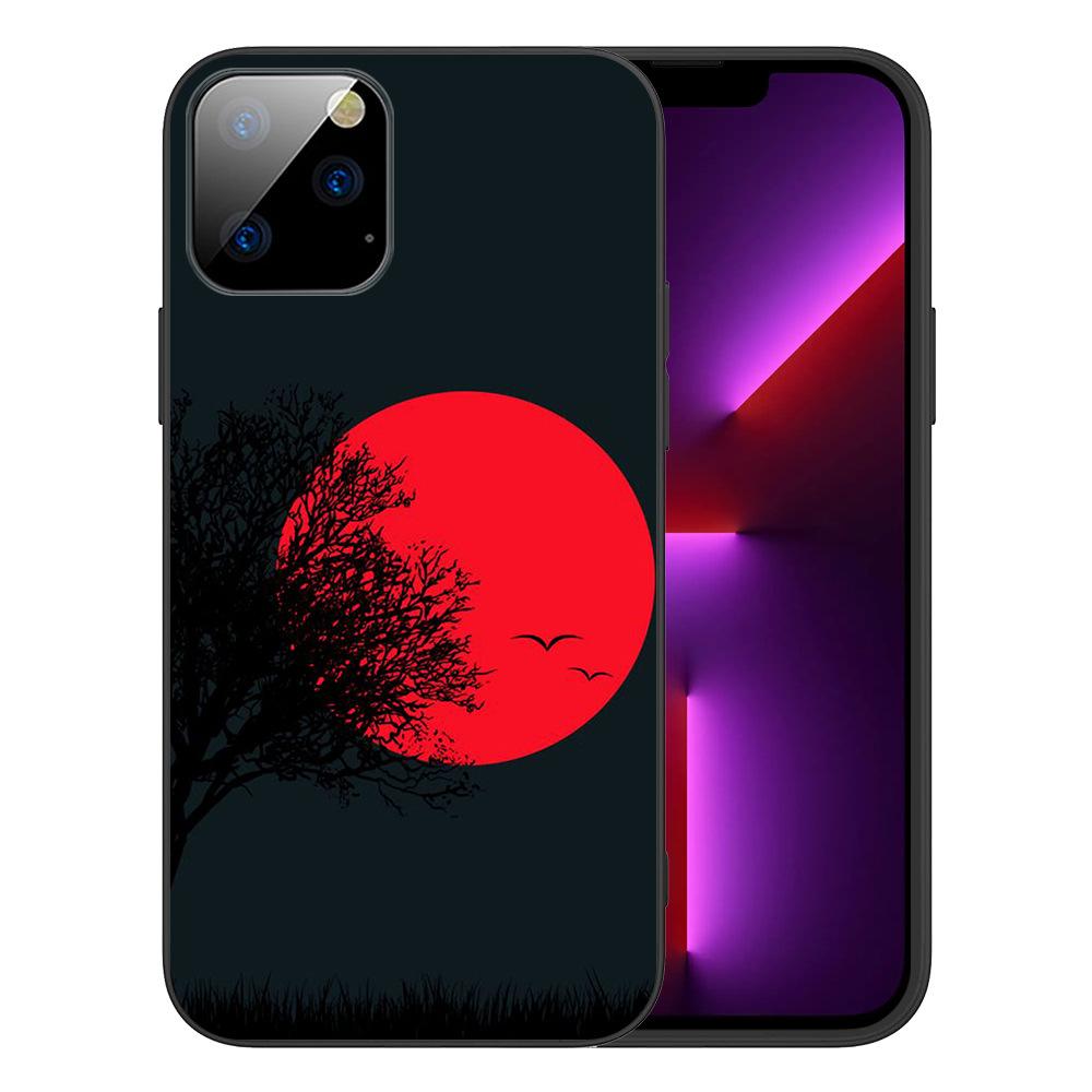 Applicable To IPhone16 Starry Sky Scenery Mobile Phone Case, New Moon Star Universe Couple Literary Mobile Phone Case