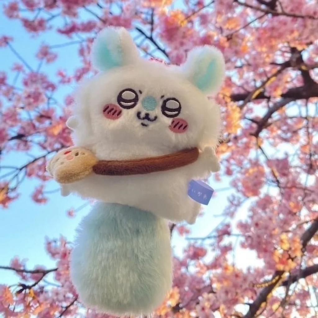 Cute Flying Squirrel Plush Doll Keychain With Bead Chain Kawaii Bag Pendant For Girls Heart Shaped Charm Accessory