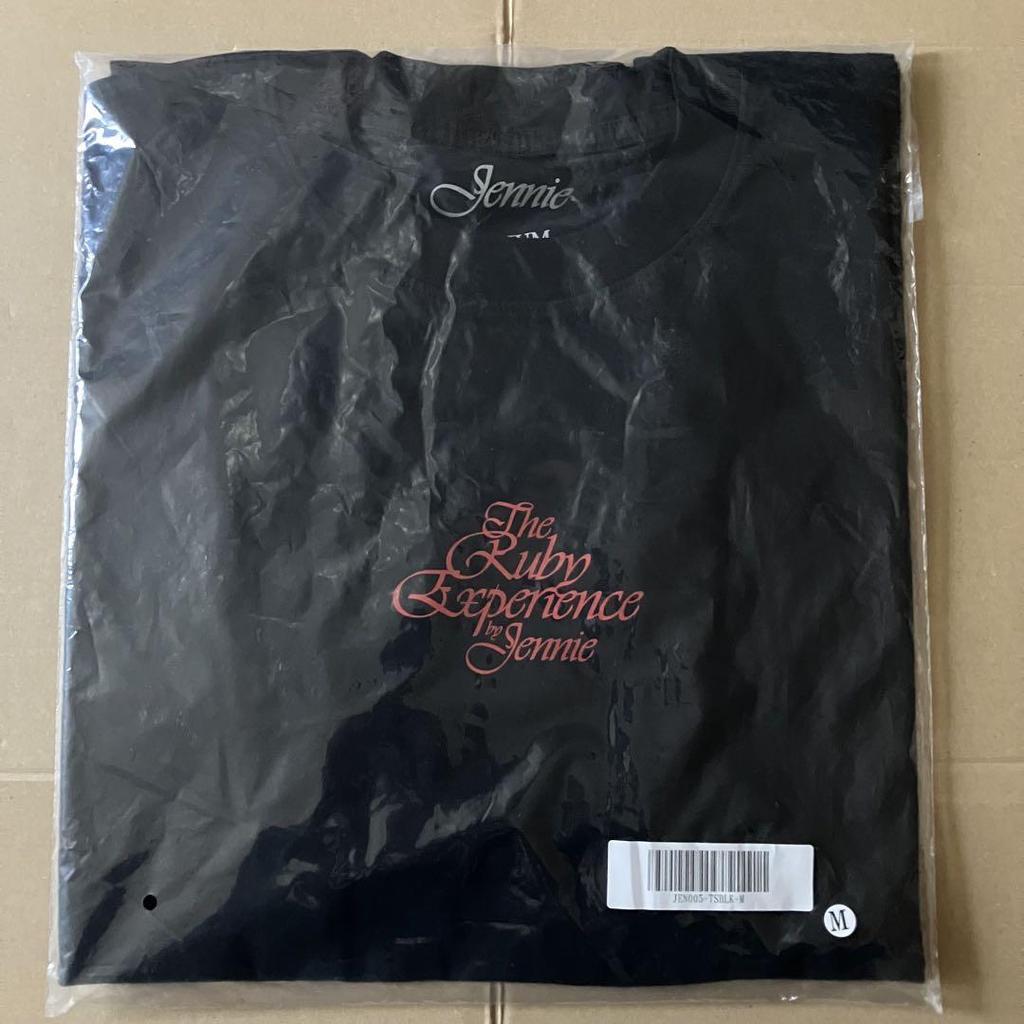 [USED] BLACKPINK Jennie Ruby Black T-shirt M