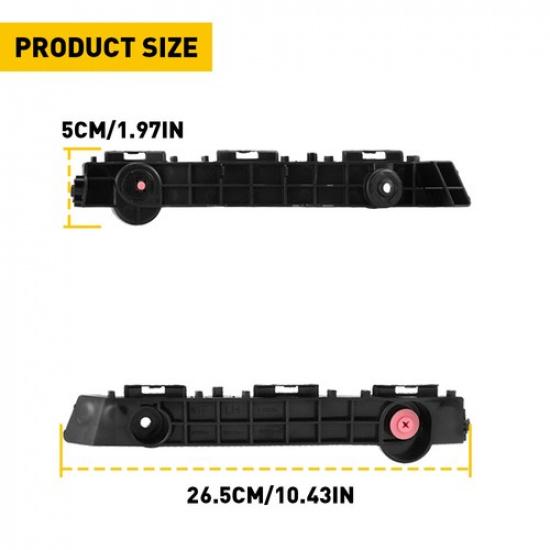2PCS Bumper Brackets For 2016 -  Toyota Tacoma Front Driver & Passenger Side