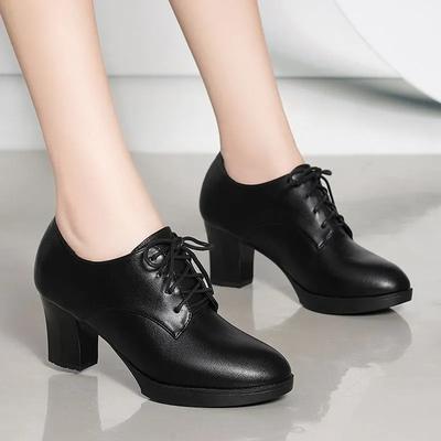 Chaussures féminines mode haute qualité chaussures à cheville printemps et automne pour femmes dame décontracté confort à lacets ab169