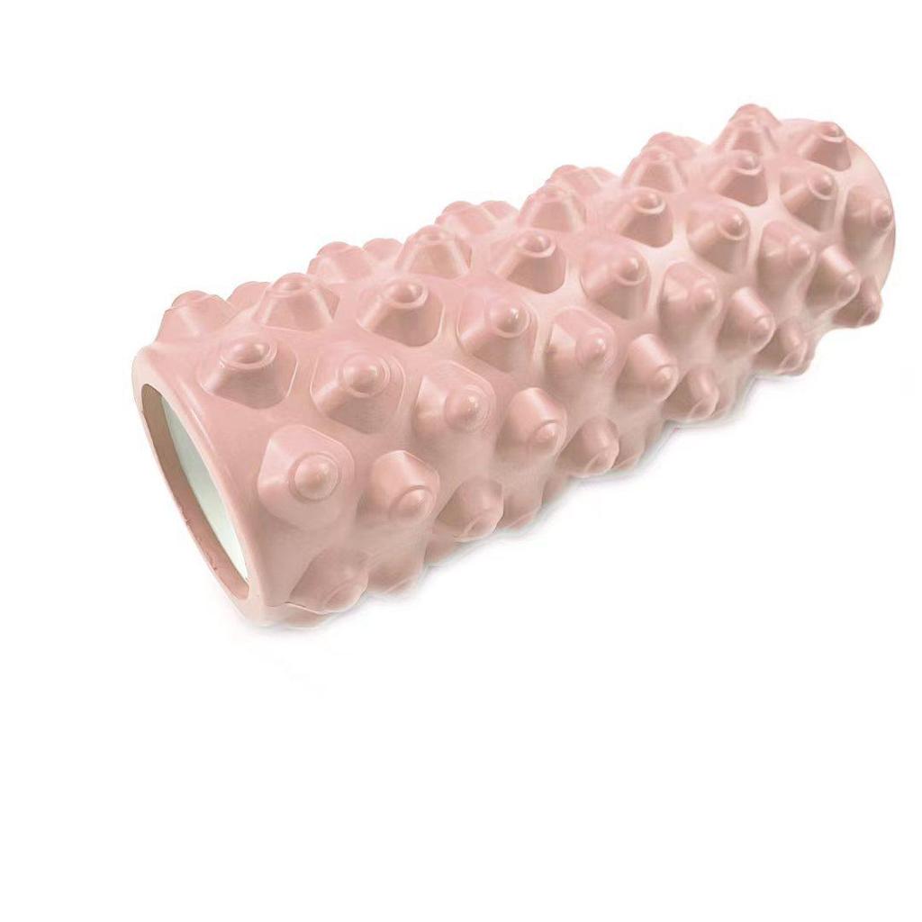 33CM Hollow EVA Foam Roller - Muscle Relaxation, Yoga, Leg Massage, Pilates Wolf Tooth Design