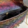 2025 Women's Luxury Designer Rhinestone Messenger Bag Retro Fashion Butterfly Diamond Handbags With Metal Chain Shoulder Bag