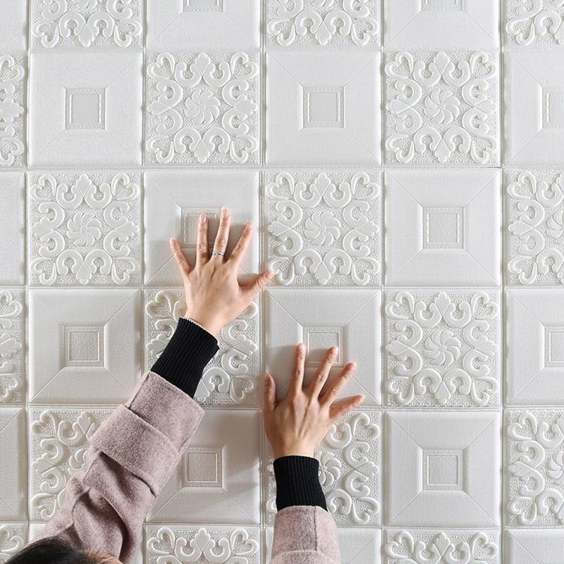 35Cmx35Cm Decorative Water-Repellent And Moisture-Proof Self-Adhesive Imitation Brick Home Ornament Background Wall Sticker