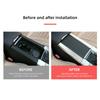 High Quality 2PCS Stainless Steel for Volvo S60 /S60L/ V60/ XC60 Cup Holder Armrest Box Silver Decoration Accessories