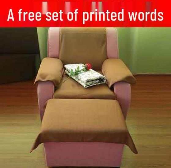 Thickened Foot Bath & Massage Set: 4-Piece Towel, Sofa, Ear-Picking; 2-Piece Pedicure & Beauty Bed Sheet Set