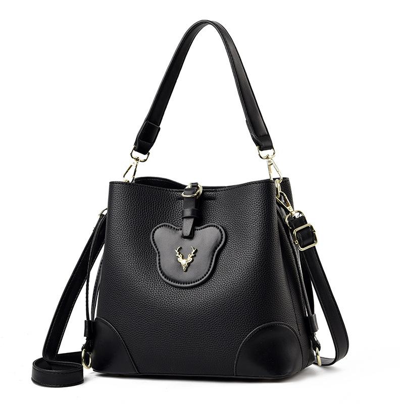 

Женские сумки, модная сумка-ведро, женская сумка через плечо из искусственной кожи, мягкая однотонная сумка через плечо, повседневная классическая женская сумка-тоут