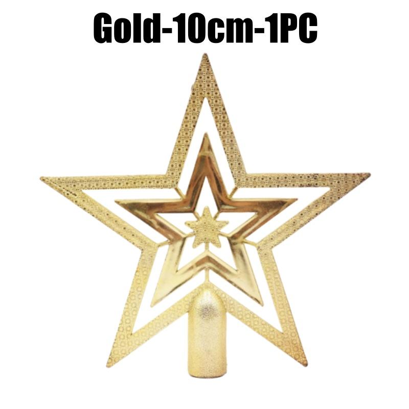 

Верхушка для рождественской елки Звезда Блестящее Глиттерное Украшение для Украшения Рождественской Елки Подвесной Кулон Домашние Праздничные Принадлежности для Вечеринки