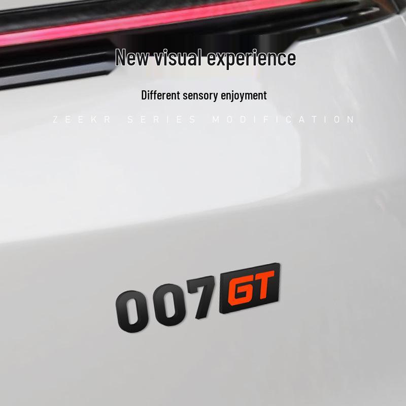 Černý válečník Autoemblém pro modely Zeekr 007GT/001/7X/009/007