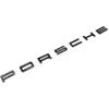 Insignia Emblema Letras Porsche Negro Brillante para Maletero Trasero 911 Carrera Cayenne Turbo Gt3