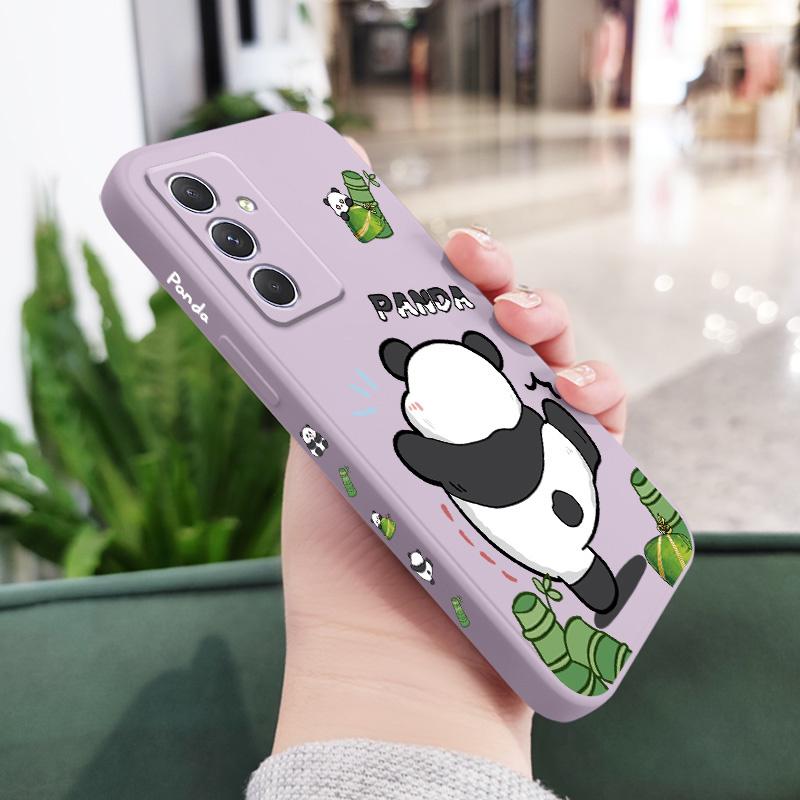 Fat Panda Phone Case For Samsung Galaxy A55 A35 A25 A15 A05 A05S A54 A34 A24 A14 A04 A04S A04E 4G 5G Cover
